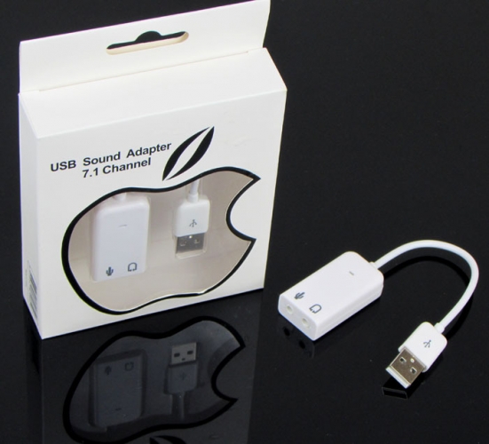 苹果带线声卡 USB 7.1声卡