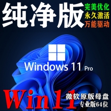 Win11 Pro 64位 完美精简优化【纯净版】